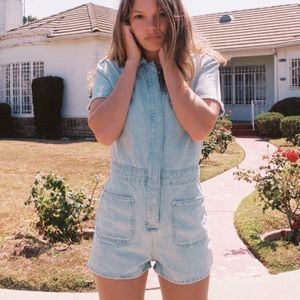 Zara ‘70s Denim Jumpsuit